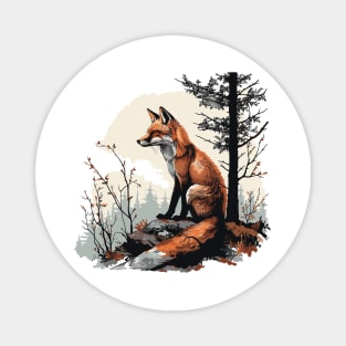 Fox Lovers Magnet